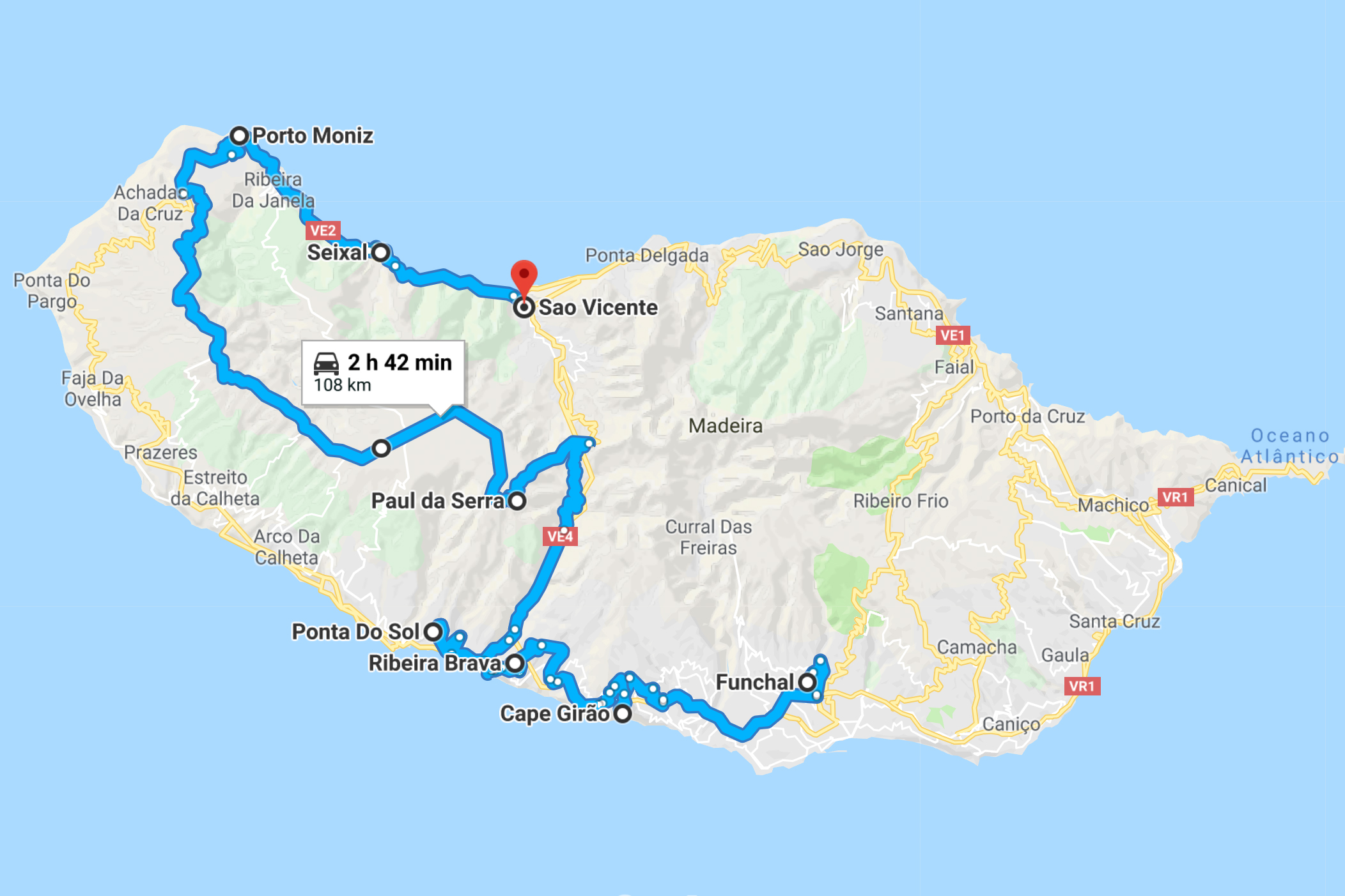 7 Day Itinerary Madeira
