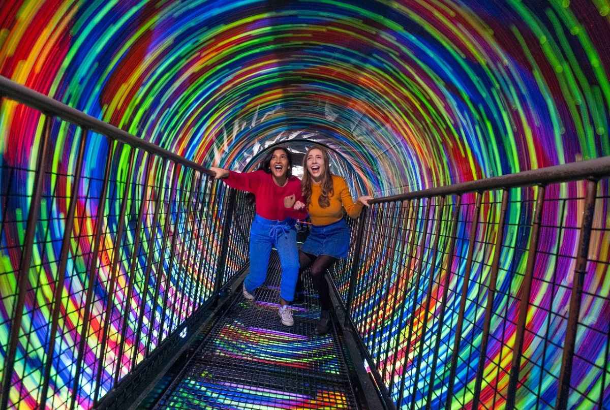 two-women-in-vortex-tunnel-at-camera-obscura-and-world-of-illusions
